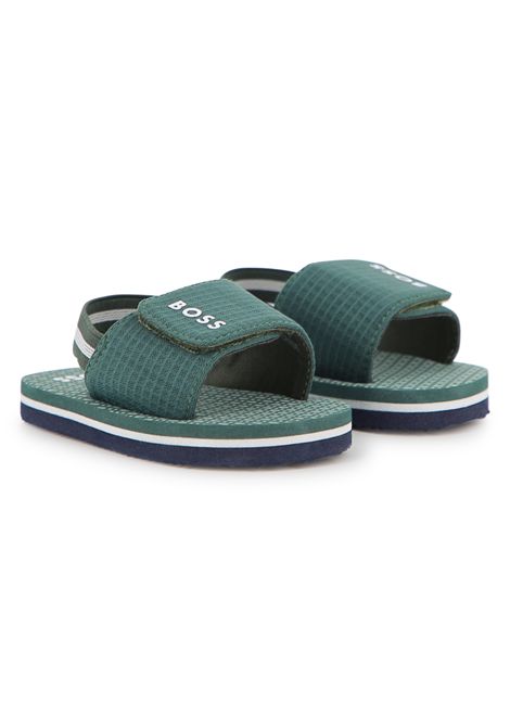 Sandali con logo HUGO BOSS KIDS | J52820N68C